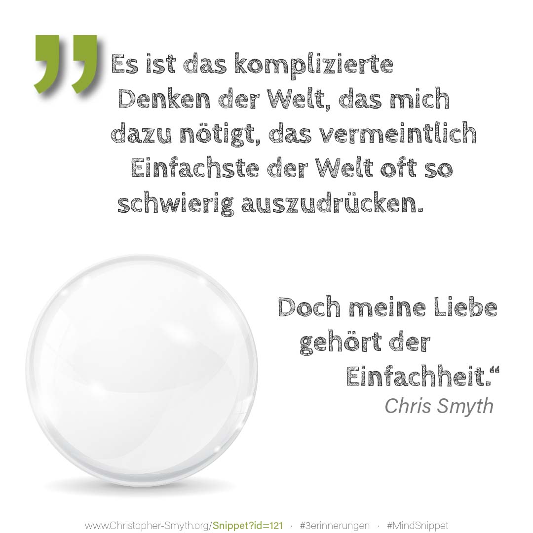 Passendes Bild zum Zitat von Chris Smyth: Es ist das komplizierte Denken der Welt,... Passendes Social-Media-Bild zum Zitat von Chris Smyth
