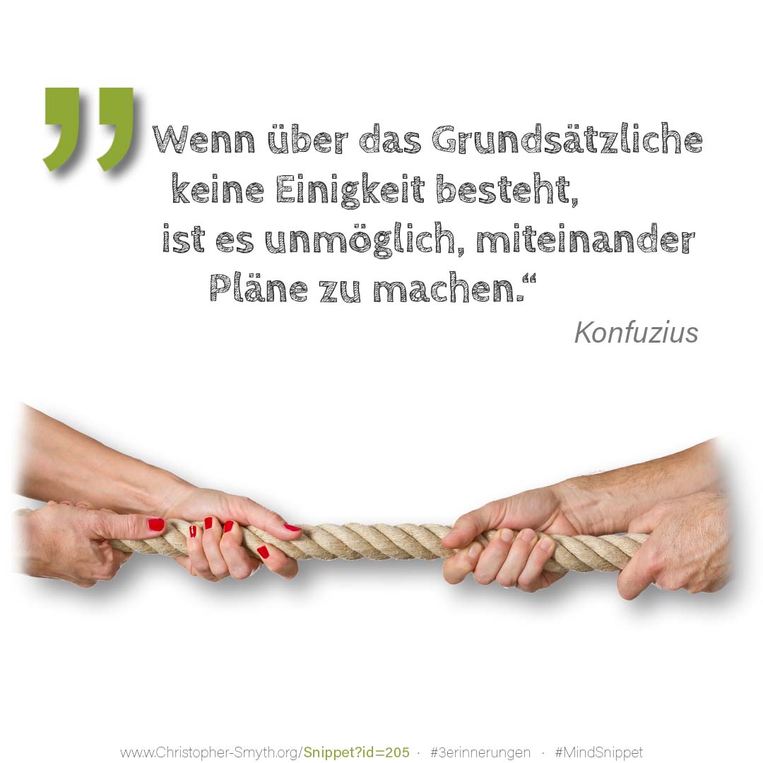 Passendes Bild zum Zitat von Konfuzius: Wenn über das Grundsätzliche keine Ein... Passendes Social-Media-Bild zum Zitat von Konfuzius